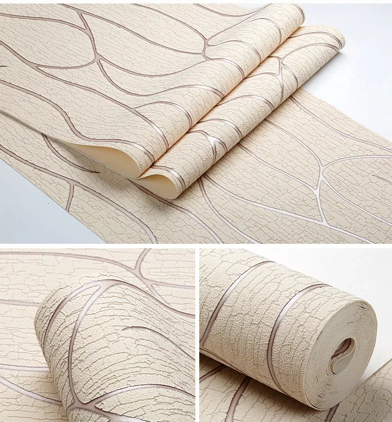 Papier Peint Texturé Lignes Organiques — 5 Coloris