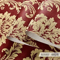 Papier Peint Intissé Damassé Relief 3D — 9 Coloris