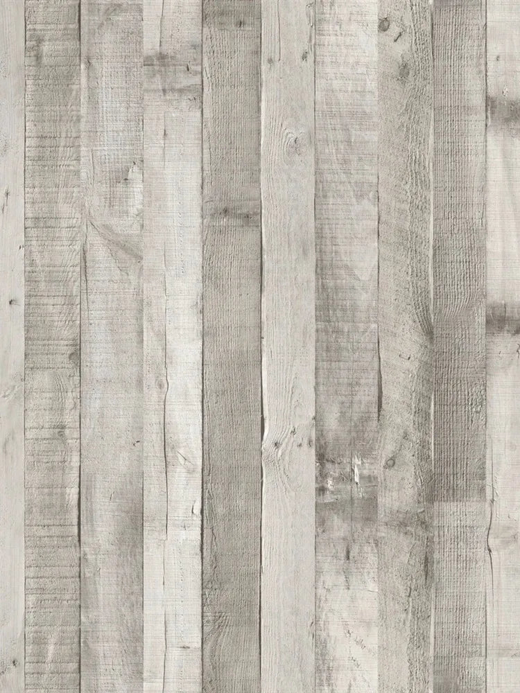 Papier Peint Effet Planches de Bois Patiné — 5 Coloris