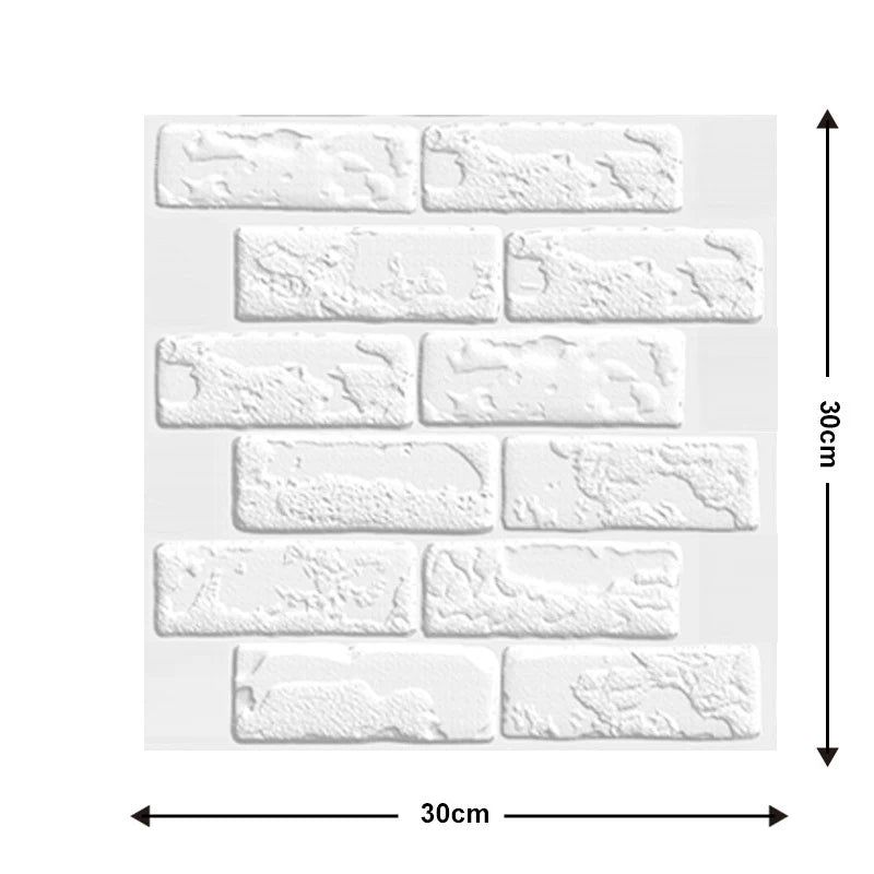 Panneaux Muraux 3D — Effet Brique