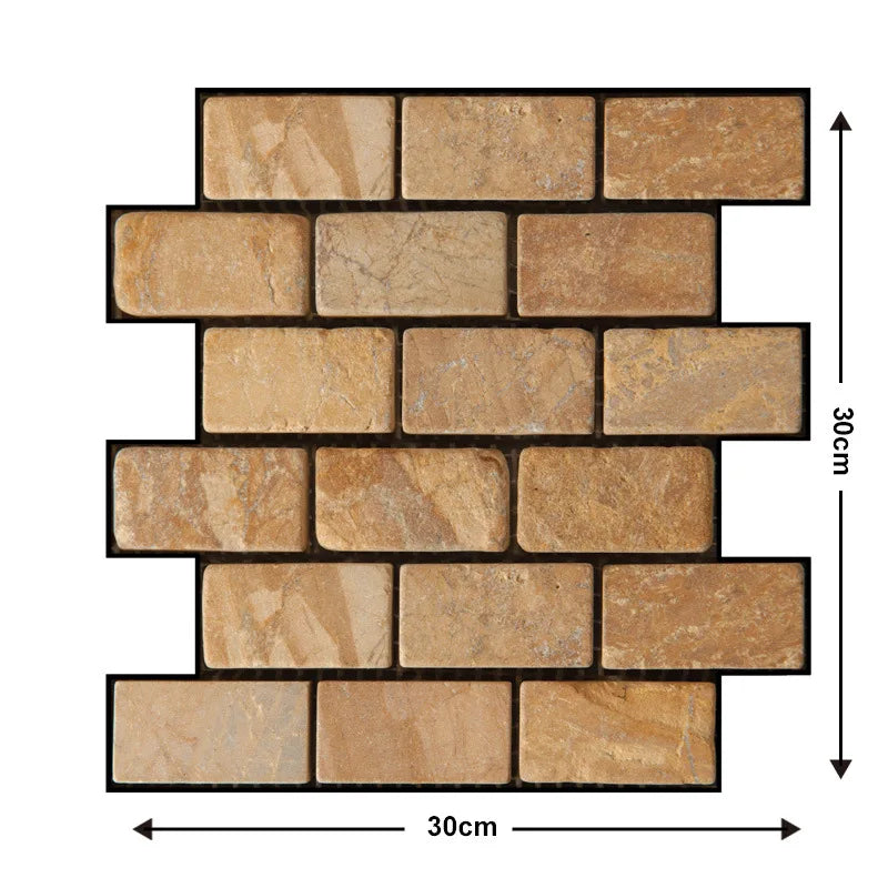 Panneaux Muraux 3D — Effet Brique