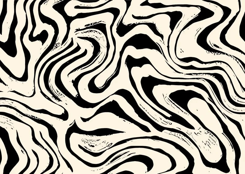 Papier Peint Abstrait — Lignes Marbrées