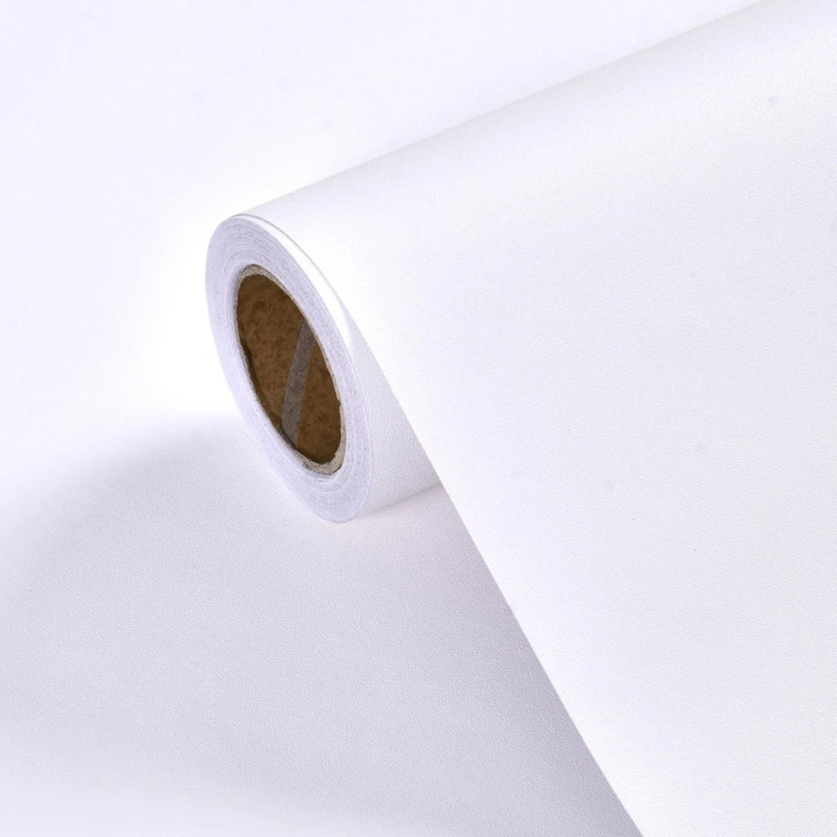 Papier Peint Intissé Uni Texturé - Noir Mat / Blanc Mat