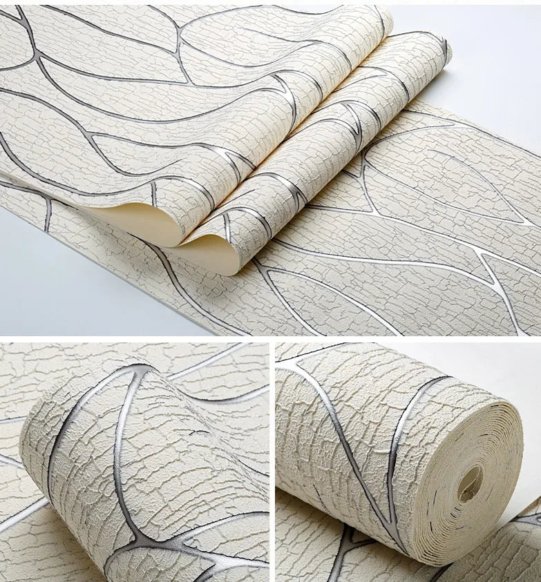 Papier Peint Texturé Lignes Organiques — 5 Coloris