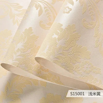 Papier Peint Intissé Damassé Relief 3D — 9 Coloris