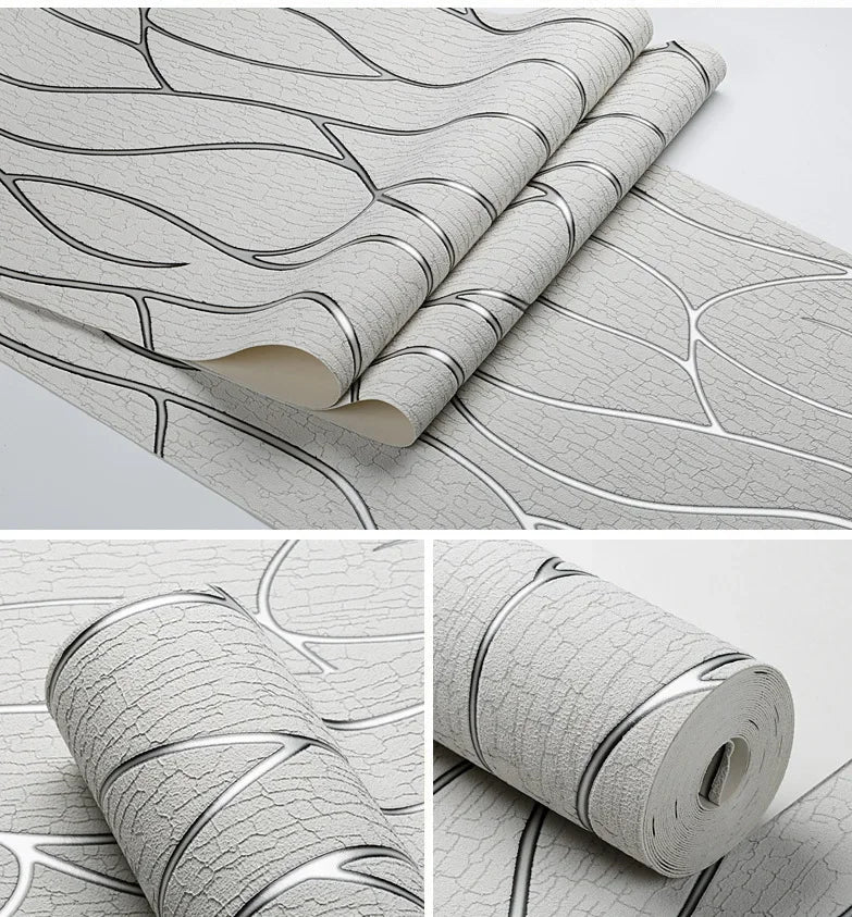 Papier Peint Texturé Lignes Organiques — 5 Coloris