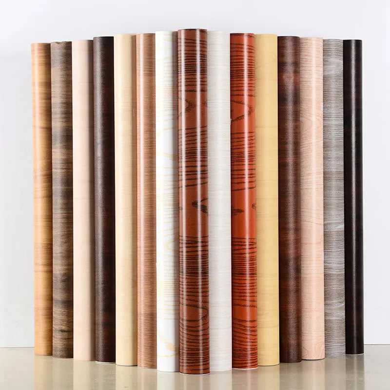 Papier Peint Adhésif Effet Bois 3D — 16 Coloris