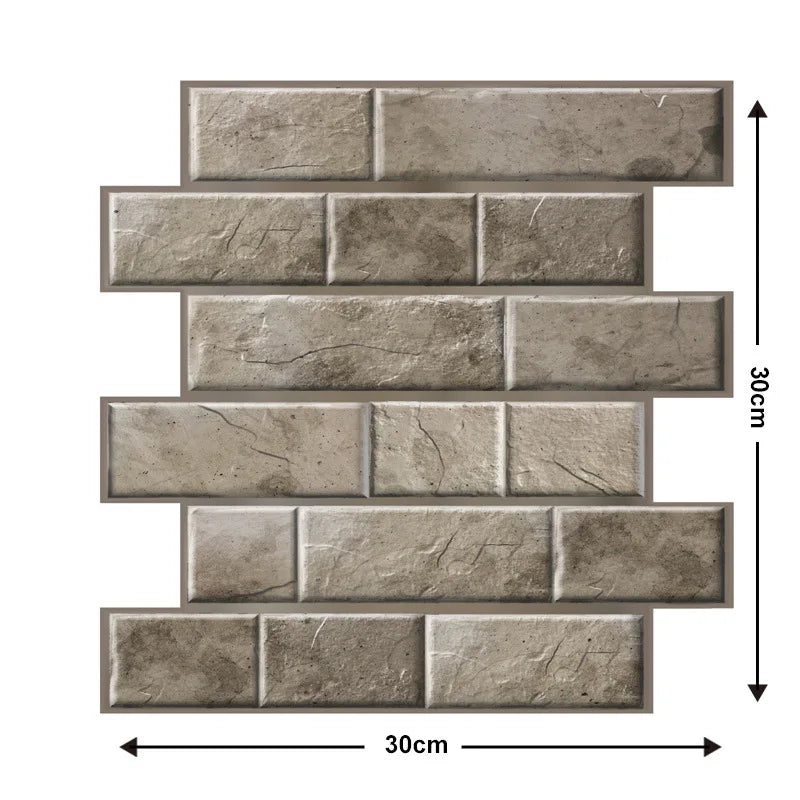 Panneaux Muraux 3D — Effet Brique