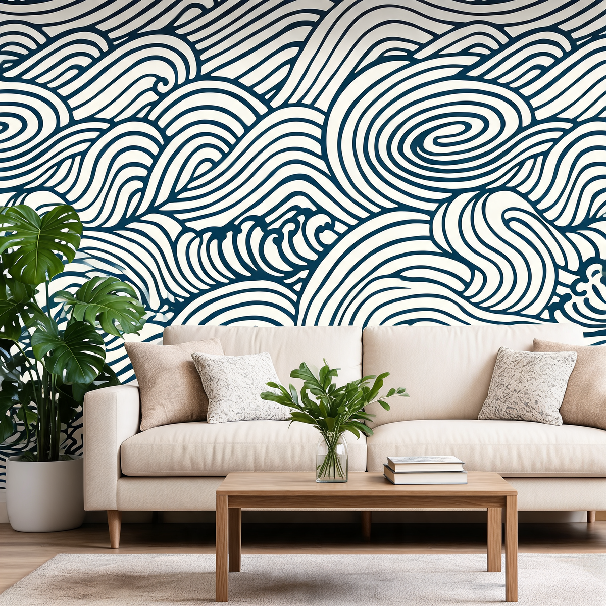 Papier Peint Design Abstrait & Géométrique — 8 Motifs au Choix