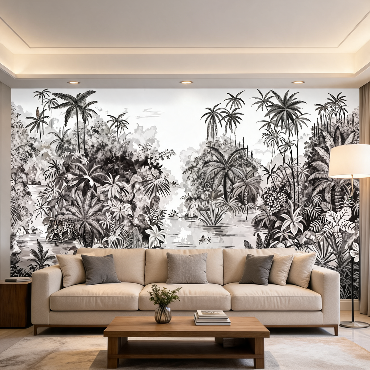 Papier Peint Nature & Jungle — 12 Motifs au Choix