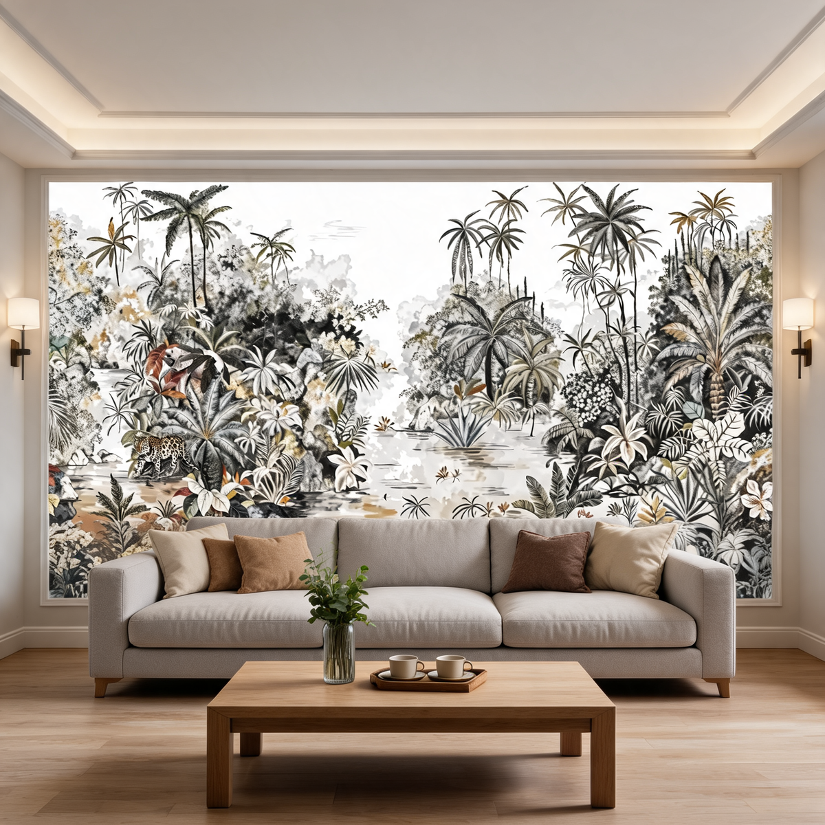 Papier Peint Nature & Jungle — 12 Motifs au Choix
