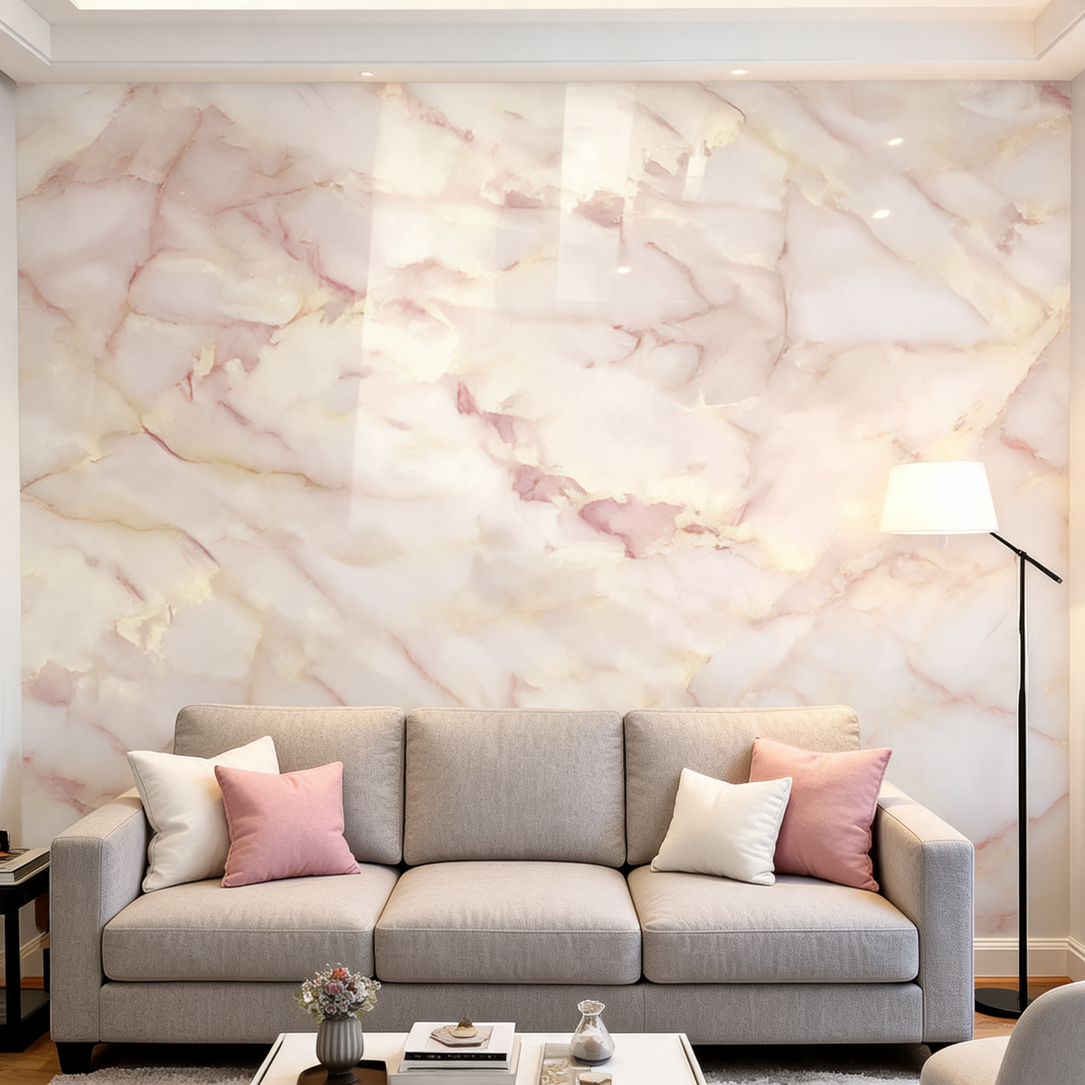 Papier Peint Panoramique Effet Marbre — 14 Motifs au Choix