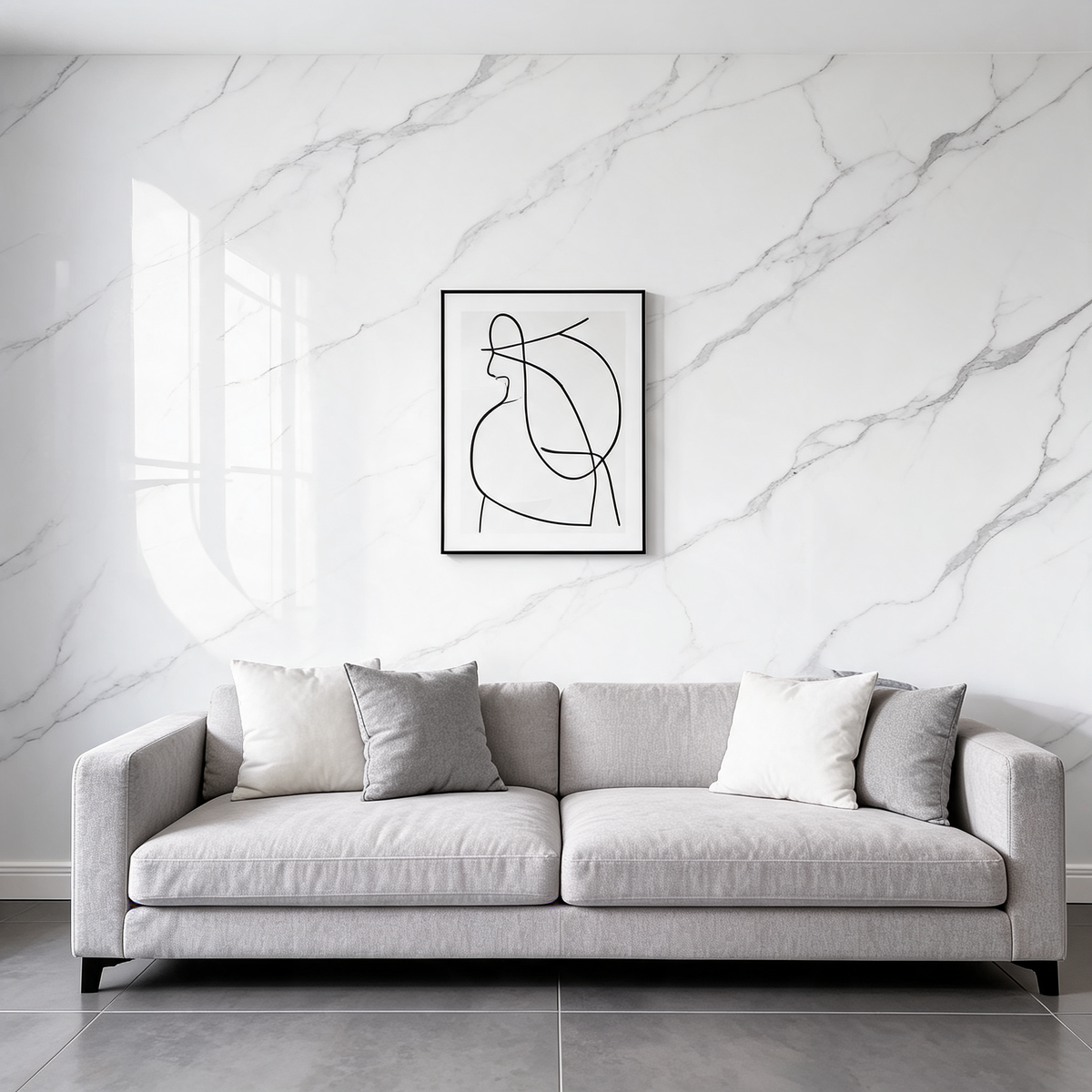 Papier Peint Adhésif Effet Marbre épaissi — 7 Coloris